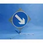 Quazar TriFlex Arrow Road Sign – Keep Left/Right – 750mm-0