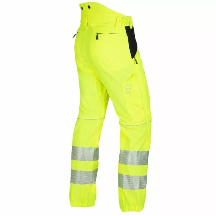 Arbortec Breatheflex Hi-Vis Yellow Chainsaw Trousers - Type C - Class 1-12727