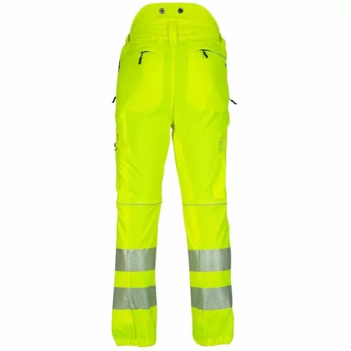 Arbortec Breatheflex Hi-Vis Yellow Chainsaw Trousers - Type C - Class 1-12728