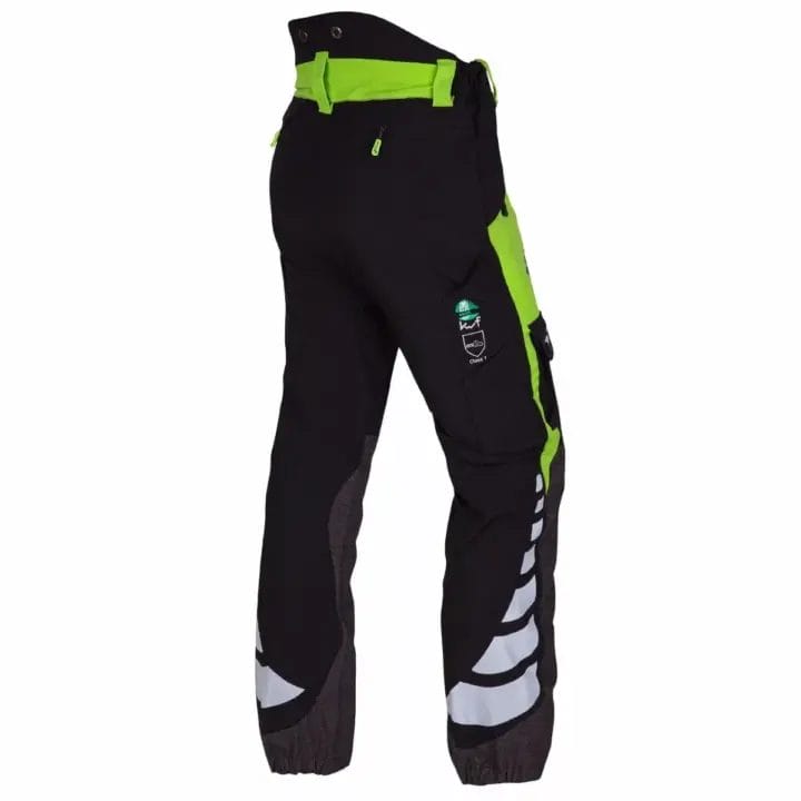 Arbortec Breatheflex Lime Chainsaw Trousers - Type C - Class 1-12610