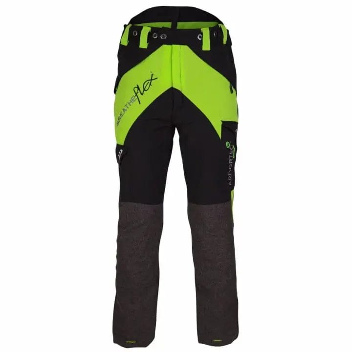 Arbortec Breatheflex Lime Chainsaw Trousers - Type C - Class 1-12608