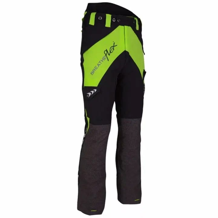 Arbortec Breatheflex Lime Chainsaw Trousers - Type C - Class 1-12609