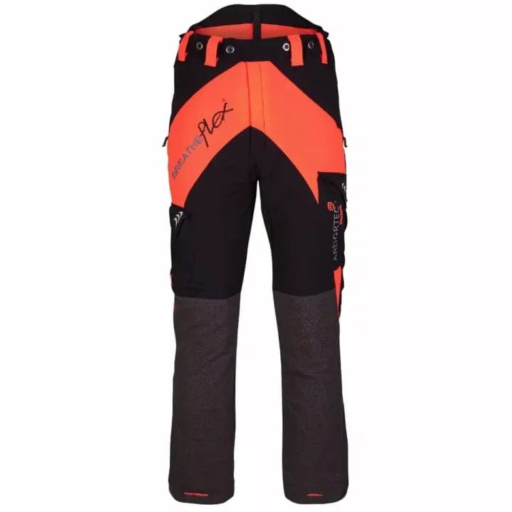 Arbortec Breatheflex Orange Chainsaw Trousers - Type A - Class 1-12654