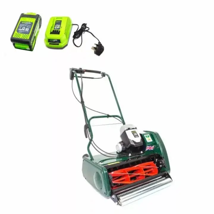 Allett Liberty 43 Self Propelled Battery Lawn Mower (Kit)-0