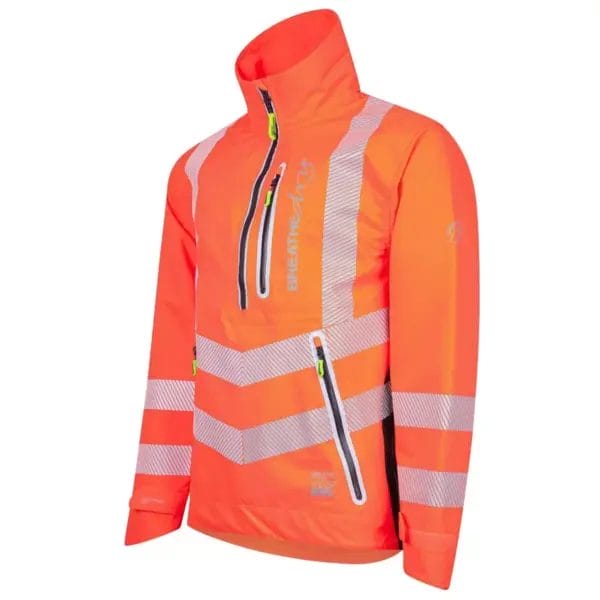 Arbortec Breathedry Hi-Vis Orange Waterproof Smock