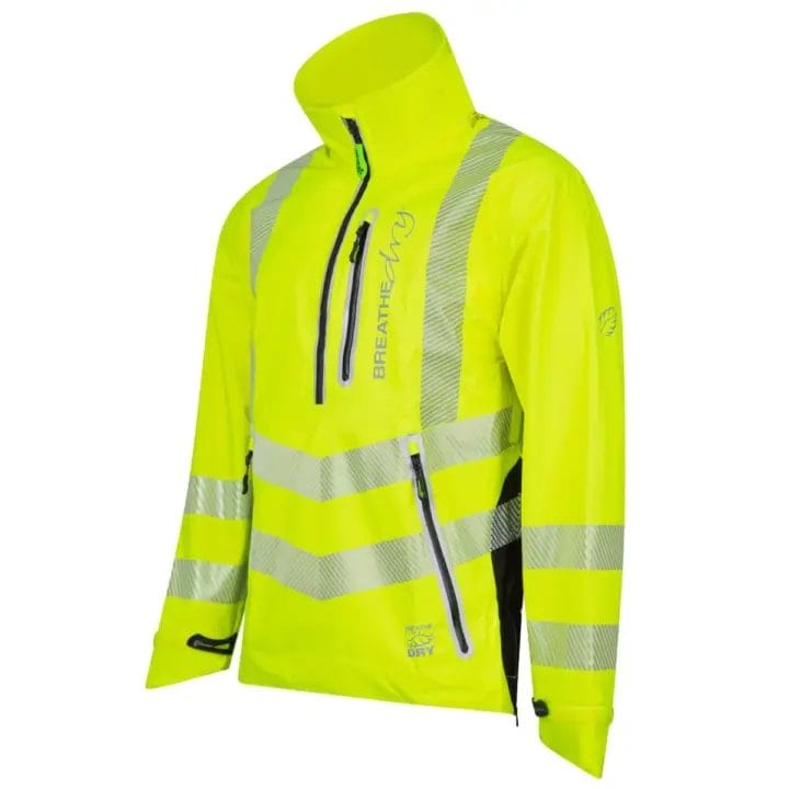 Arbortec Breathedry Hi-Vis Yellow Waterproof Smock-0