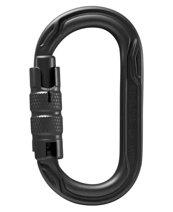 Edelrid Oval Power Black Triple Lock Karabiner