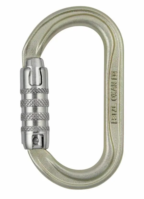 Petzl OXAN Steel Oval Triact Lock Karabiner