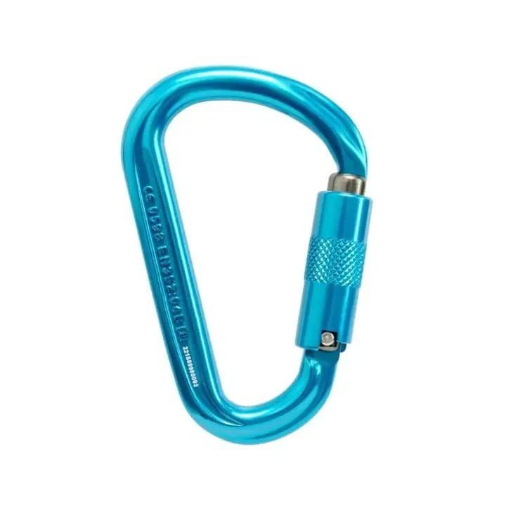 ISC HMS Karabiner Titanium/Turquoise (3 Pack)-18446